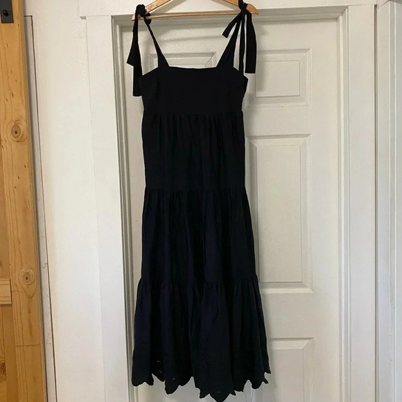 NWT Jason Wu Tie Shoulder Tiered Maxi Dress - Picture 1 of 9